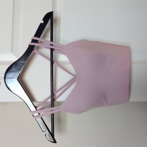 Lululemon Like a Cloud Long Line, Pink Peony, size 6